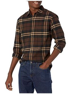 Men's Regular-fit Long-Sleeve Plaid Flannel Shirt (Limited Edition Colors)