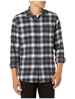 Men's Regular-fit Long-Sleeve Plaid Flannel Shirt (Limited Edition Colors)