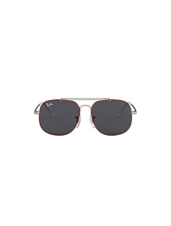 Kids' Rj9561s The General Metal Square Sunglasses