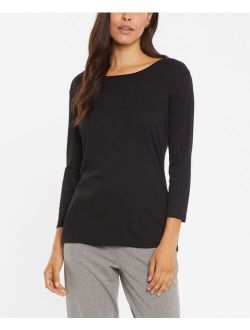 Women's 3/4 Sleeve Ribbed Tee