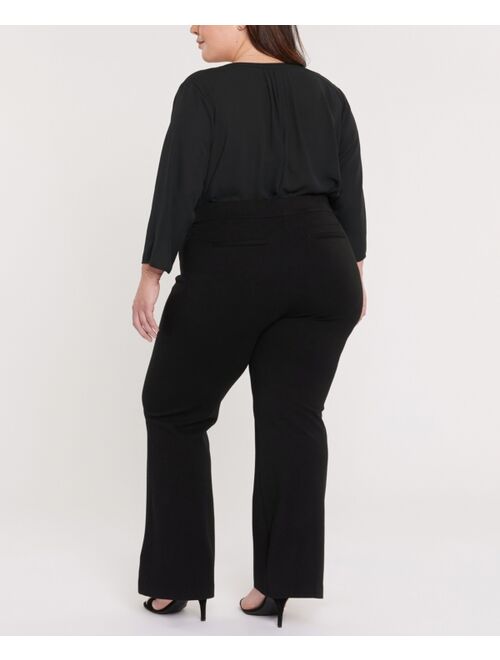 Nydj Plus Size Sculpt-Her Pull On Ponte Flare Leg Pant