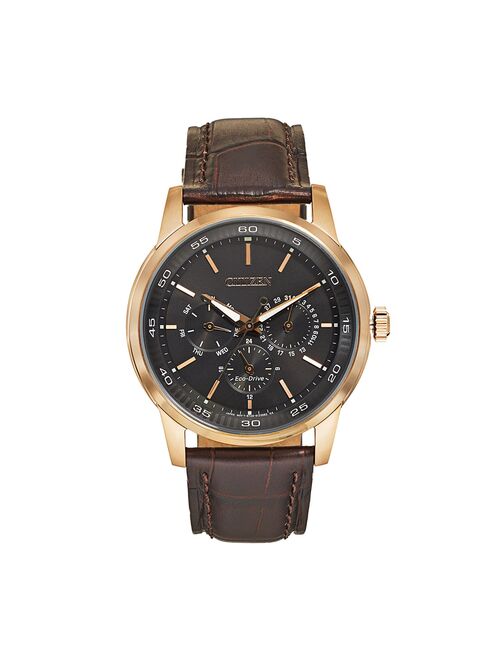 Citizen Eco-Drive Men's Leather Watch