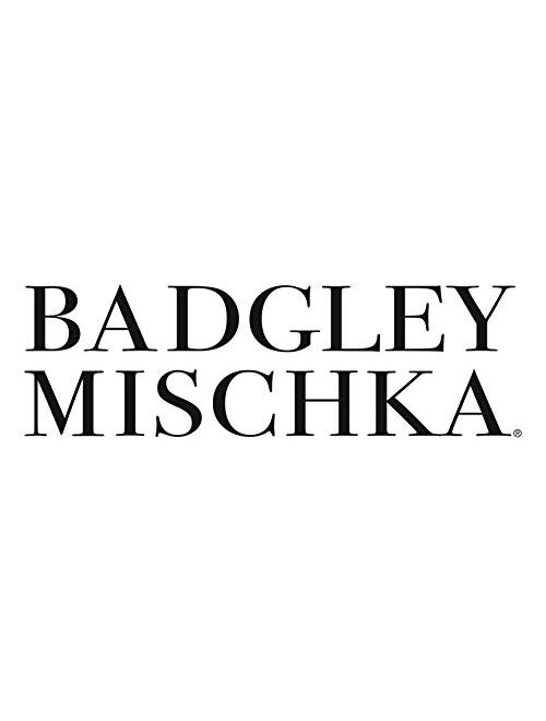 Badgley Mischka Cotton Low Cut Socks with Filament Stripes, White/Black/Black, One Size, Pack of 3