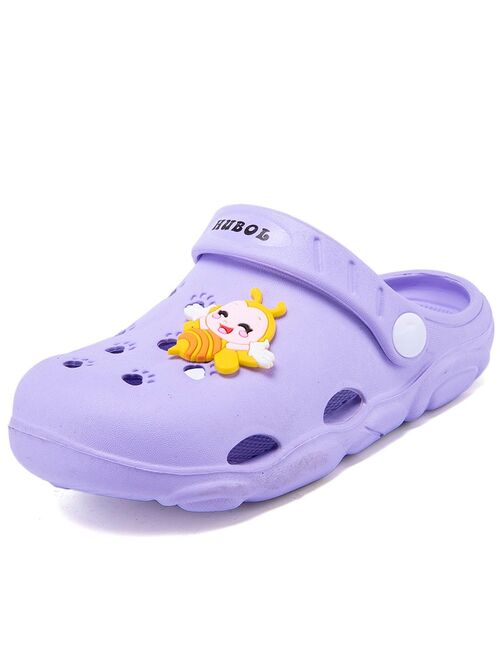 2020 New Kids Sandals Bee Cute Mules Clogs Summer Baby Boys Girls Flat Toddler Slippers Children Garden Shoes