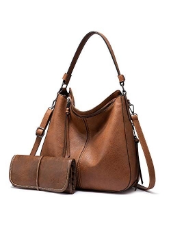 Realer Handbags for Women Hobo Bags Large Crossbody Shoulder Bag Vegan Faux Leather