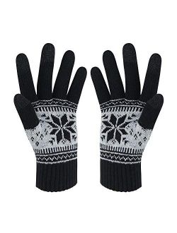 Buy Knolee Women s Screen Gloves Warm Lined Thick Touch Warmer Winter Gloves online Topofstyle