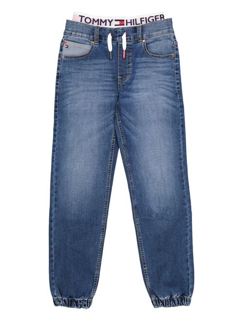 Tommy Hilfiger Big Boys Logo Waistband Denim Jeans