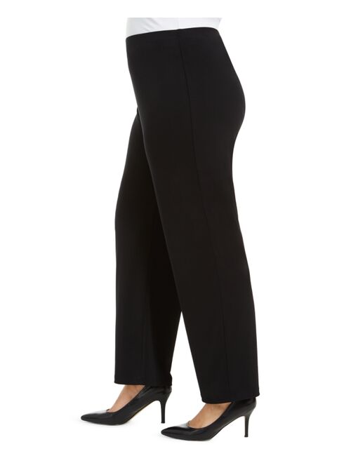 Alfani Plus Size Knit Wide-Leg Pant, Created for Macy's