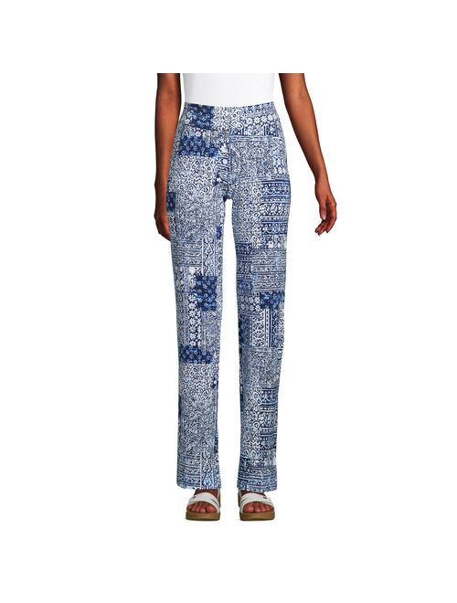 Women's Lands' End Starfish Straight-Leg Pull-On Pants