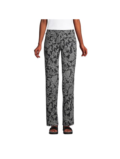 Women's Lands' End Starfish Straight-Leg Pull-On Pants