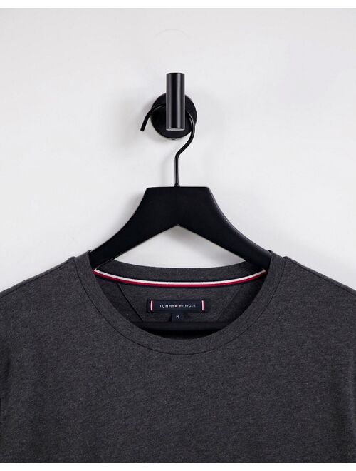 Tommy Hilfiger classic logo T-shirt in dark gray