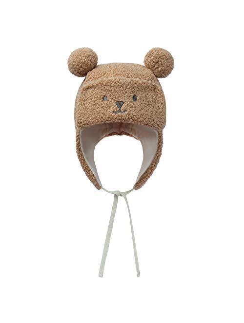 Vivobiniya Baby Winter Hats Toddler boy and Girl Knit Hats Earmuff hat 0-6y