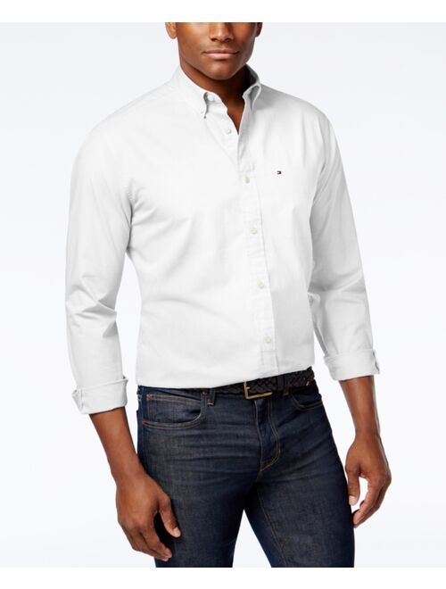 Tommy Hilfiger Men's Capote Classic-Fit Stretch Solid Shirt