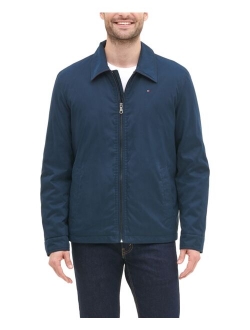 Men's Classic Front-Zip Filled Micro-Twill Jacket