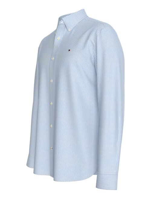 Tommy Hilfiger Men's New England Stripe Custom-Fit Shirt, Created for Macy's