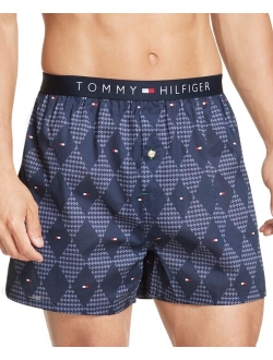 Men's Cotton Poplin Printed Boxers