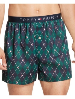 Men's Cotton Poplin Printed Boxers