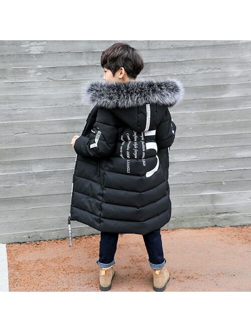 Winter Thicken Windproof Warm Kids Coat Waterproof Children Outerwear Kids Clothes Boys Jackets For 3-12 Years Old