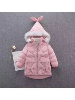 Winter teenage Boys down Warm Jacket Fashion 2-15 Years Boys Coat Autumn Hooded Thick Outerwear Coat For girls Children Clothing