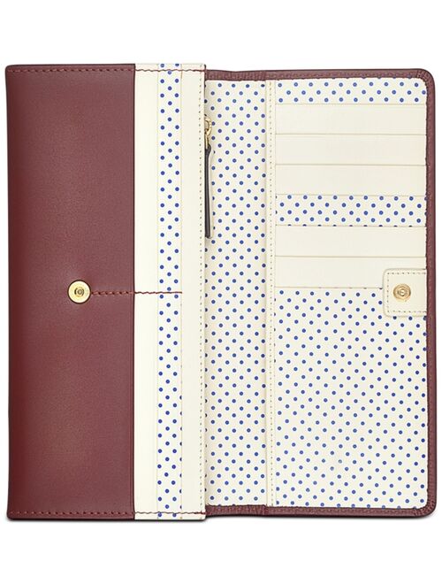 Women's Heritage Dog Outline Mini Flap Over Wallet