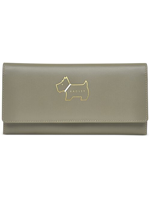 Women's Heritage Dog Outline Mini Flap Over Wallet