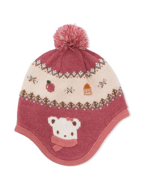 teddy-bear knit beanie