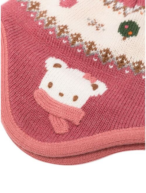 teddy-bear knit beanie