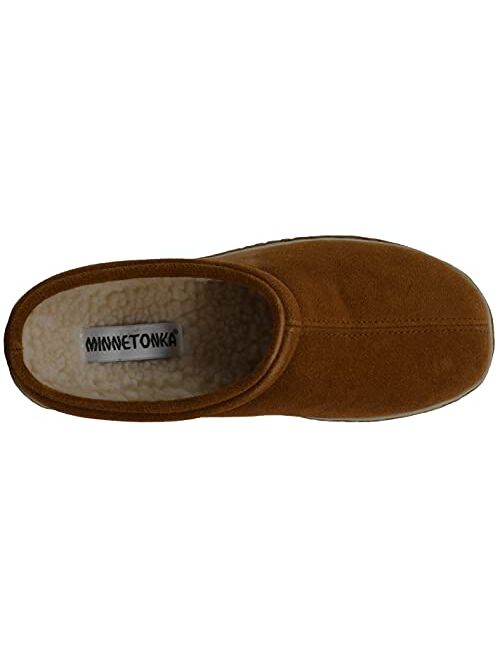 Minnetonka Men's Taylor Suede Indoor and Outdoor Slippers