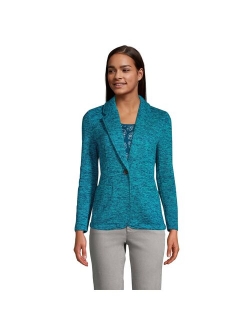 Petite Lands' End Sweater Fleece Blazer