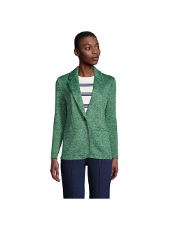 Petite Lands' End Sweater Fleece Blazer