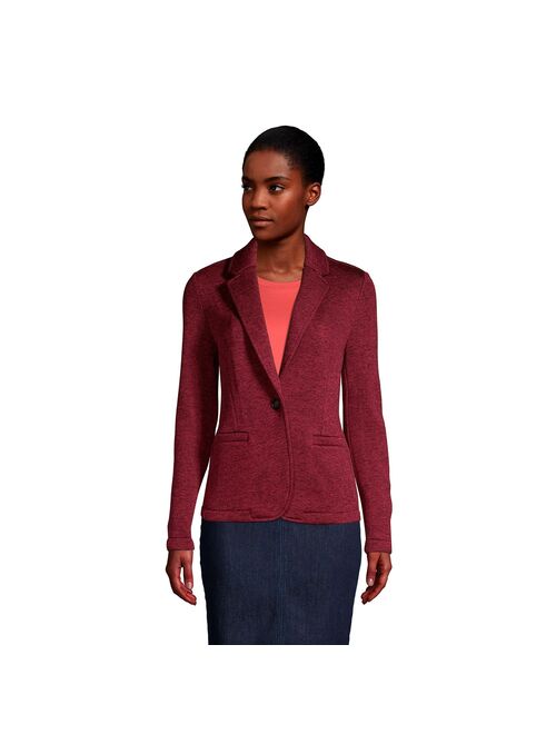 Petite Lands' End Sweater Fleece Blazer