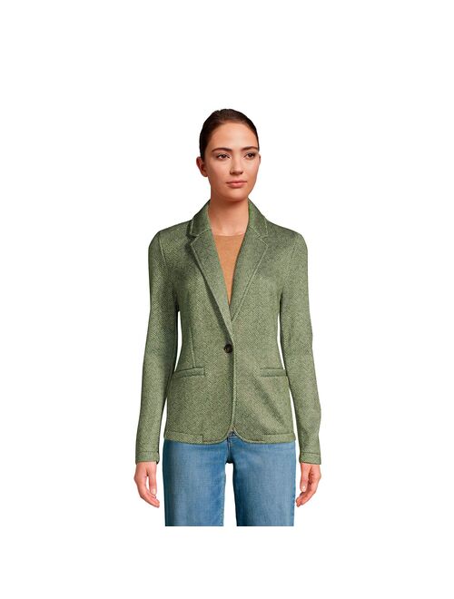 Petite Lands' End Sweater Fleece Blazer