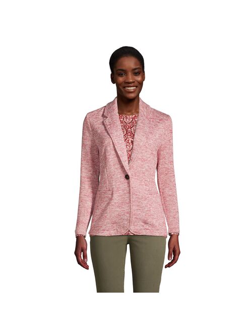 Petite Lands' End Sweater Fleece Blazer