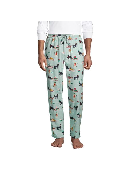 Men's Lands' End Flannel Pajama Sleep Pants