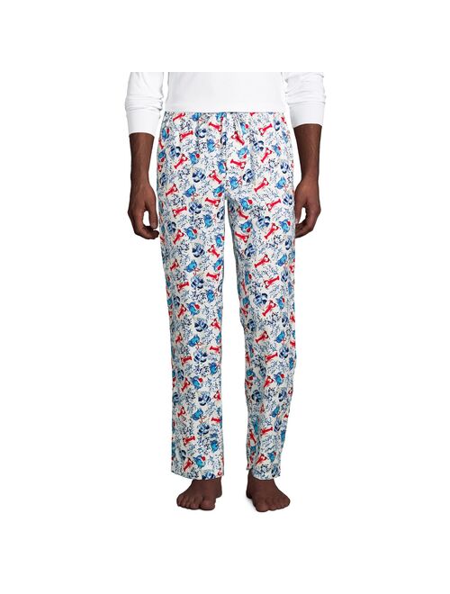 Men's Lands' End Flannel Pajama Sleep Pants