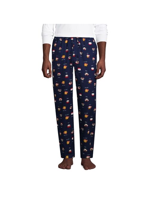 Men's Lands' End Flannel Pajama Sleep Pants