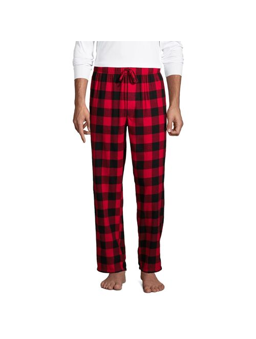 Men's Lands' End Flannel Pajama Sleep Pants