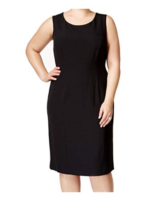 Kasper Women's Plus Size Stretch Crepe Sheath Dress