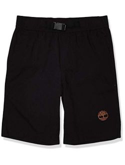 Boys' Buckle Closure Knit Shorts