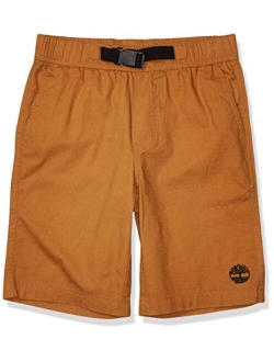 Boys' Buckle Closure Knit Shorts