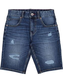 Little Boys Distressed Denim Shorts