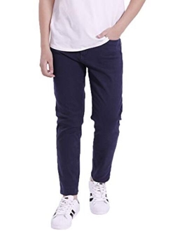 Boys Skinny Jeans Stretch Slim Fit Denim Pants for Kids