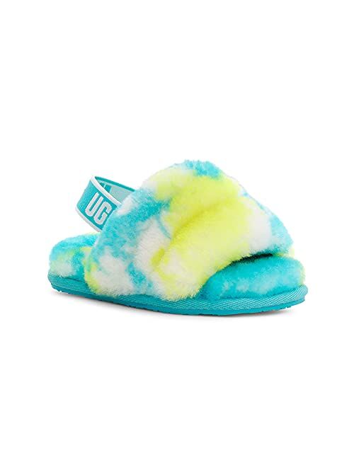 UGG Unisex-Child T Fluff Yeah Slide Marble Slipper