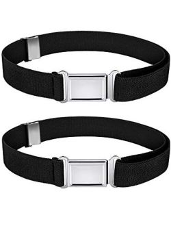 Kids Magnetic Belt Adjustable Elastic Belt with Magnetic Buckle for Boys Daily Use Girls