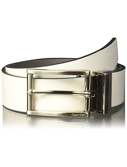 Calvin Klein Boys' 32mm Flat Belt