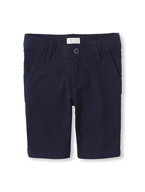 The Children's Place Girls' Uniform Chino Shorts