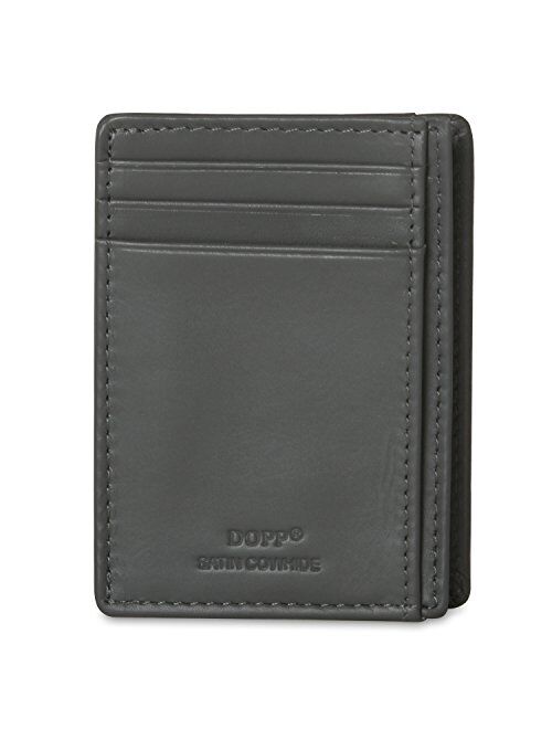 Dopp Leather RFID Protected Front Pocket Wallet Slim Minimalist Wallet Getaway ID Credit Card Holder