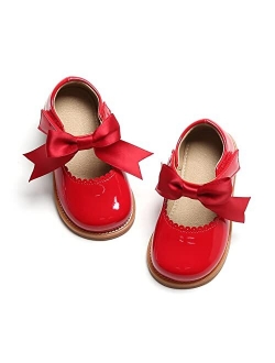 Felix & Flora Toddler Little Girl Mary Jane Dress Shoes - Ballet Flats for Girl Party School Shoes