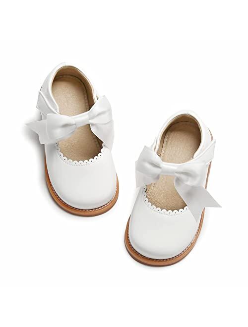 Felix & Flora Toddler Little Girl Mary Jane Dress Shoes - Ballet Flats for Girl Party School Shoes