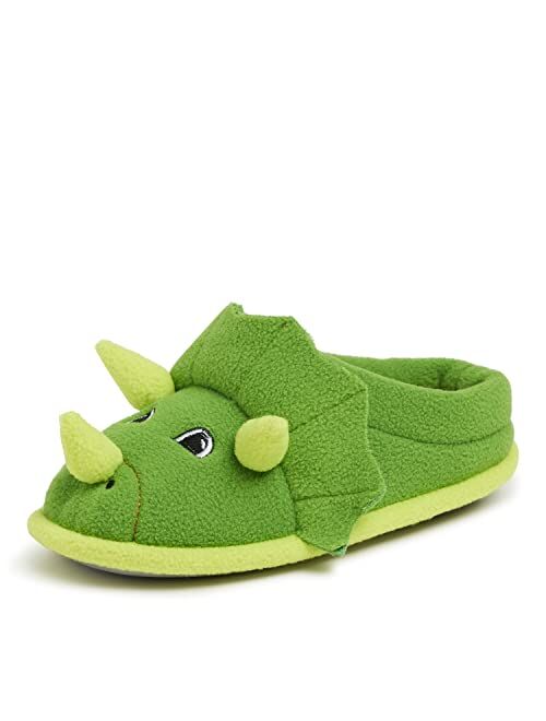 Dearfoams Unisex-Child Kids Toddlers Whimsical Animal Critter Washable Slipper